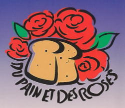 Logo Du pain et des roses.