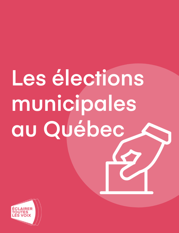 Les élections municipales au Québec