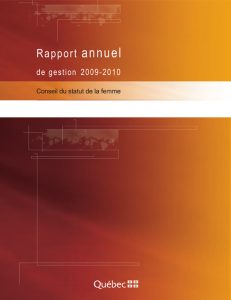 Illustration de la page couverture du rapport annuel.